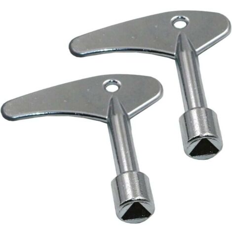 KZQ 2 llaves triangulares de metal, llaves triangulares, llave para caja de medidor de gas, agua y electricidad.