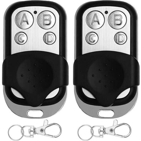 KZQ 2 mandos a distancia universales para puerta de garaje, duplicador de mandos a distancia para puerta de garaje, puerta eléctrica con cubierta deslizante de 5,4 x 3 x 1,4 cm.