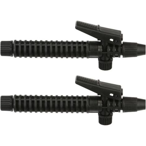 KZQ 2 maniglie per spruzzatore da 170 mm, attacco per spruzzatore agricolo, impugnatura per pistola a spruzzo da giardino e da esterno (nero)