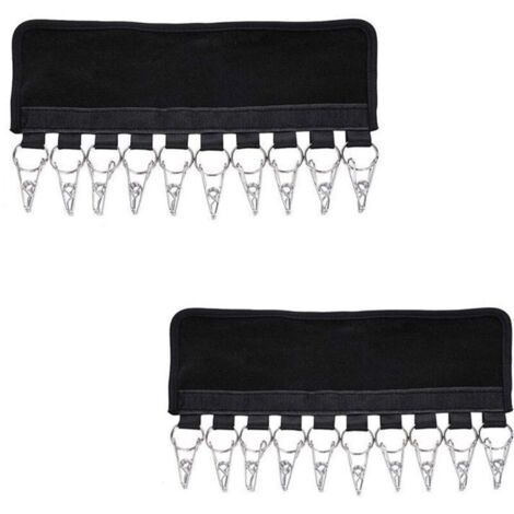 KZQ 2 pezzi grucce per cappelli da baseball, organizer per cappelli, sciarpe e calzini