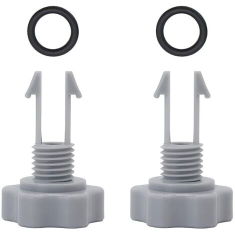 KZQ 2 pezzi valvola di sfiato di ricambio e O-ring per pompa filtro Intex 10460 10264