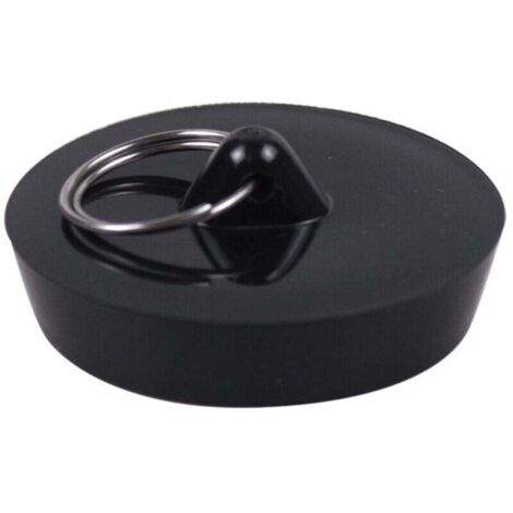 KZQ 2 tapones para bañera, tapa de desagüe universal, con cadena para arandela de bañera.
