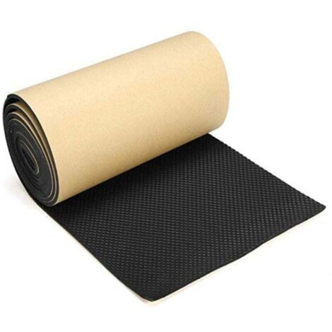 KZQ 2 topes de espuma autoadhesivos para puerta de coche, antiarañazos, protectores de aparcamiento compatibles con la pared del garaje (2000 x 200 x 4 mm)
