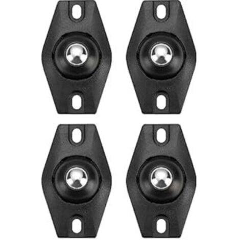 KZQ 20 miniruedas giratorias autoadhesivas, ruedas pequeñas para muebles, ruedas universales autoadhesivas para cubos de basura, cajas de almacenamiento y muebles pequeños.