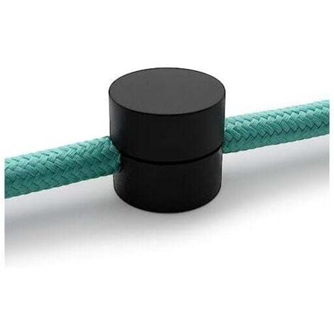 KZQ 20 x 22 mm 5 Descentralizadores de techo o pared para lámparas y suspensiones. Prensaestopas con gancho de pared y ajuste de cable visible - Descentralizador de cables eléctricos