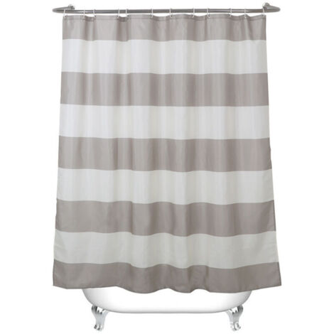 KZQ 200 x 200 cm Anti-Schimmel-Duschvorhang, waschbarer PEVA-Duschvorhang mit 12 Haken, wasserdicht, antibakteriell, schnelltrocknend, für Badewanne und Badezimmer.