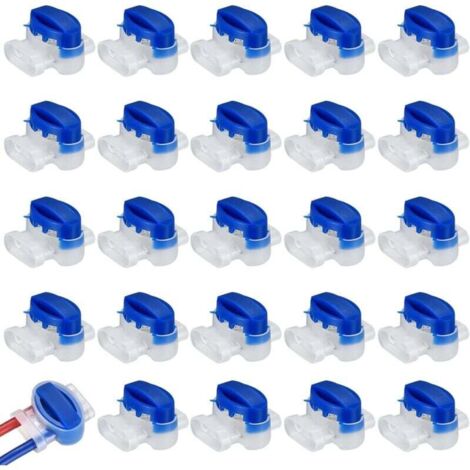 KZQ 25 conectores de cable para cortacésped robot, rellenos de resina y gel para jardín exterior.