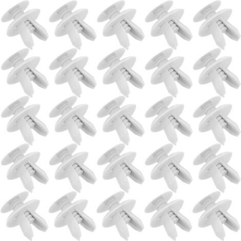 KZQ 25 pezzi di clip per auto, clip in plastica per auto, clip di fissaggio per auto, attrezzi per carrozzeria, clip per rivetti in plastica, elementi di fissaggio di protezione per rivetti in plastic