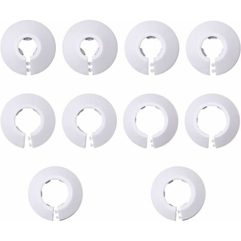 KZQ 25 pezzi di rosette per radiatori individuali, rosette per radiatori, coperture per tubi di radiatori, coperture per fori a parete per pavimento (12/16/20/25/32 mm)