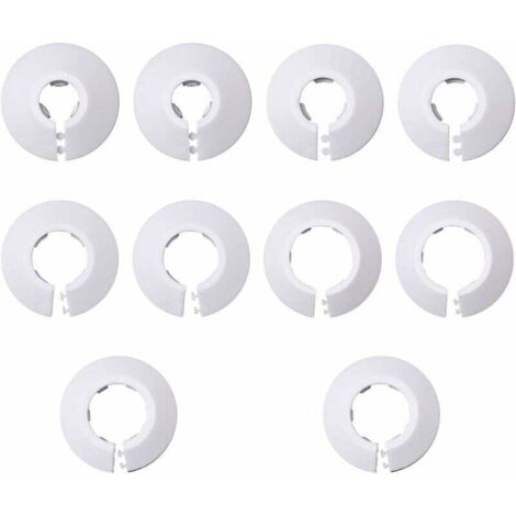 KZQ 25 piezas rosetas de radiador individuales, rosetas de radiador, cubiertas de tubos de radiador, cubiertas de orificios de pared de piso (12/16/20/25/32 mm)