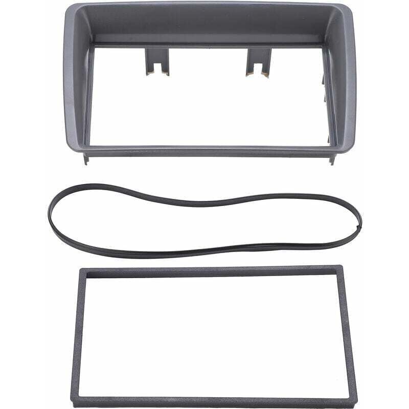 Image of KZQ 2Din Autoradio Fascia Center Control CD Dashboard Panel Rahmen Ersatz für FIAT Panda 2003-2012