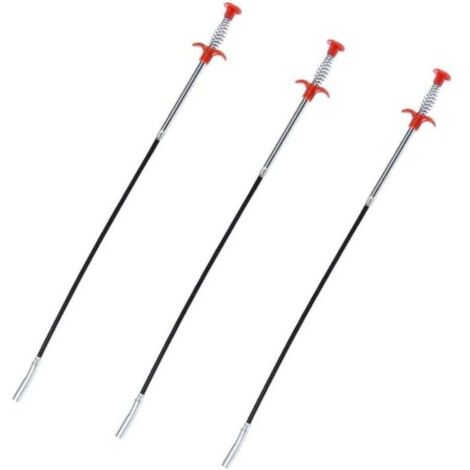 KZQ 3 pinzas de agarre flexibles de 60 cm con gancho de agarre y cuatro garras curvas, ampliamente utilizadas para fregaderos.