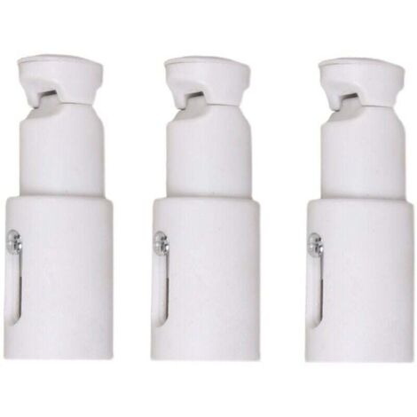 KZQ 3 soportes para radiador de toallas, aptos para radiadores de baño rectos o curvos.