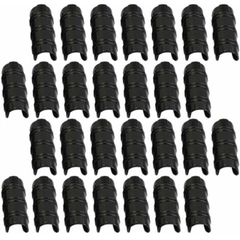 KZQ 30 pezzi di morsetti per serre da 32 mm, morsetti per tubi per fissare coperture a serre da giardino, pellicole e piante.