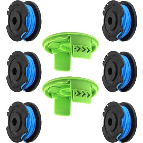 KZQ 3411546A-6 Green-Works 24V Series 15ft 0.08in Tappo per bobina decespugliatore compatibile con Green-Works G24LT