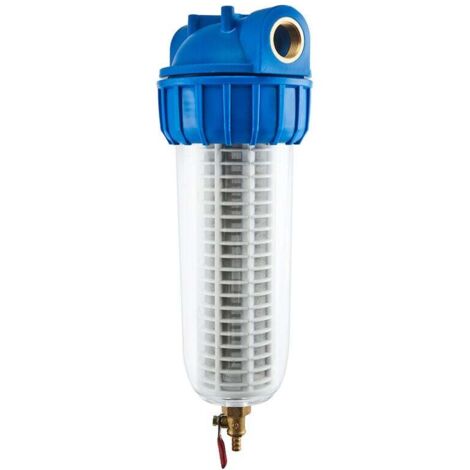 KZQ 350 mm – Filtro de refuerzo para bomba de jardín largo – Diámetro de interfaz: 25 mm