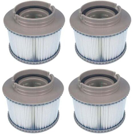 KZQ 4 cartuchos de filtro para piscinas, jacuzzis y spas inflables.