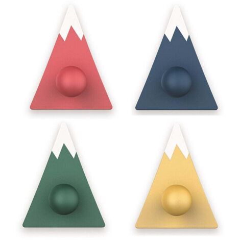 KZQ 4 ganchos adhesivos para pared de baño, toallero impermeable, autoadhesivo, para cocina, sala de estar, oficina y perchero infantil.
