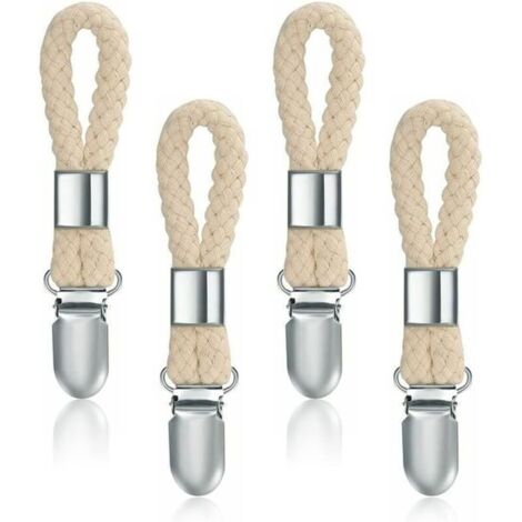 KZQ 4 ganci per asciugamani, ganci per asciugamani da cucina, ganci per asciugamani da bagno, ganci per asciugamani da armadio, asciugamani appesi