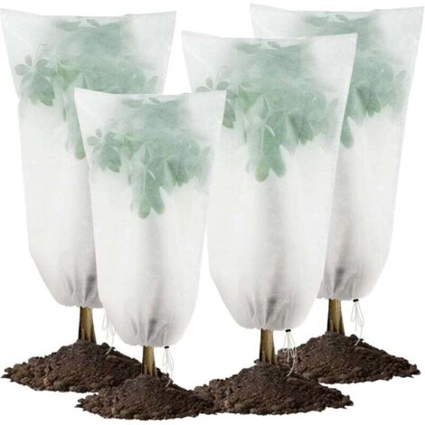 KZQ 4 - Lona protectora de invierno para plantas, para uso en exteriores, 80 x 120 cm