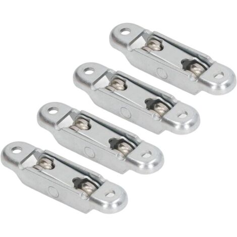 KZQ 4 pezzi rullo ruota con fessura in acciaio porta scorrevole finestra doppio rullo rullo 16 mm 4 pezzi rullo ruota