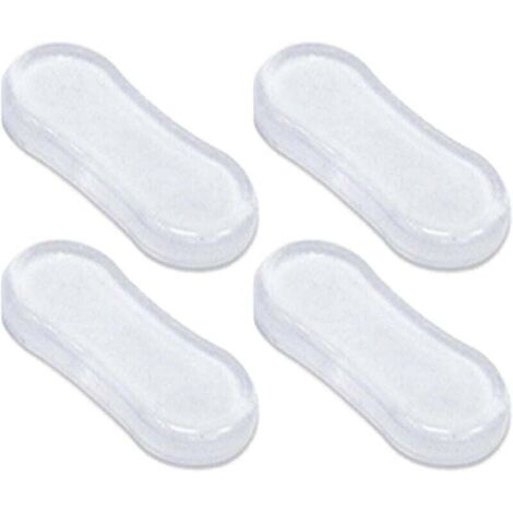 KZQ 4 protectores de asiento de inodoro, almohadillas de goma para tapa de inodoro, piezas de inodoro para el hogar, hotel y hospital, accesorios de baño.