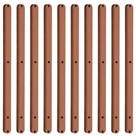 KZQ 5 paia di guide per cassetti in plastica, guide per cassetti da 298 mm, marrone