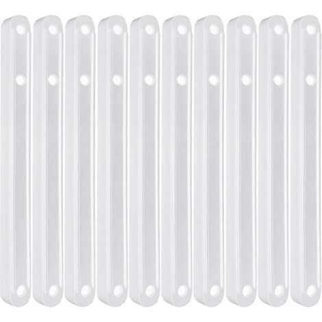 KZQ 5 paia di guide per cassetti in plastica per cassetti, organizer espandibile, strumenti di stoccaggio per cassetti di mobili (180 mm)