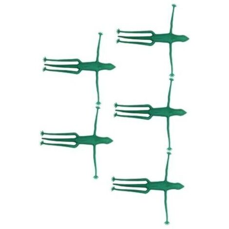 KZQ 5 pezzi di cavi decorativi per piante, clip per legare il giardino, fascette riutilizzabili per piante, fascette per piante, filo per legare piante da giardino per animali domestici e animali.