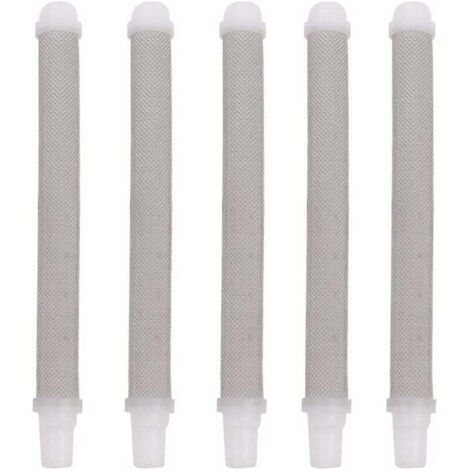 KZQ 5 piezas de elementos de filtro para pistola pulverizadora sin aire, malla 50, accesorios de boquilla para pistola pulverizadora sin aire.