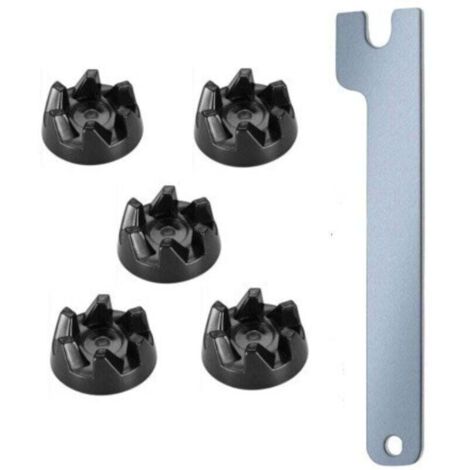 KZQ 5 piezas de embrague de engranaje de acoplamiento de goma para batidora con herramienta de extracción para KitchenAid 9704230