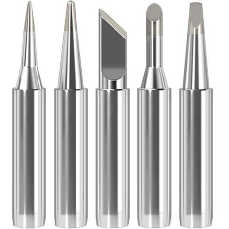 KZQ 5 puntas para soldador I+B+K+3C+2.4D, calentamiento interno, temperatura constante, 900 M, cobre desnudo (44 x 6 mm)