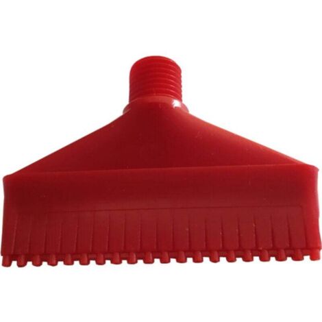 KZQ 6 boquillas de soplado macho BSPT1/4, boquilla de aire plana ABS para accesorios de máquinas de aire comprimido, color rojo