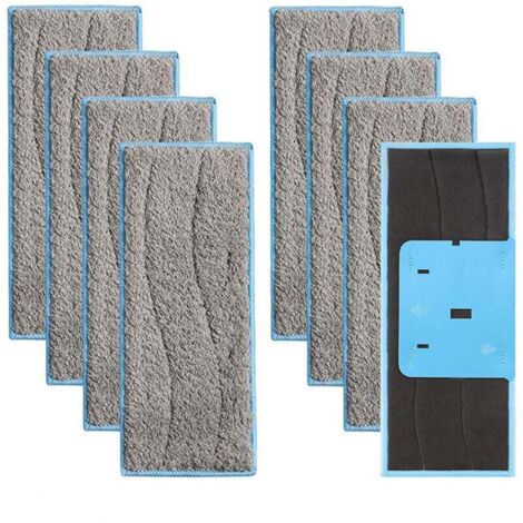 KZQ 8 paños de fregona para Irobot Braava Jet M6, lavables y reutilizables, de microfibra, para Irobot M6134. Productos y accesorios de limpieza.