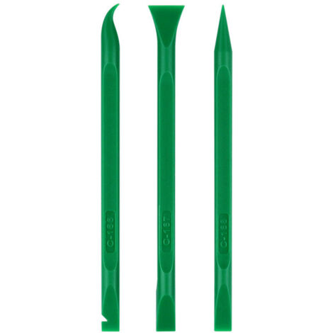 KZQ 9 pezzi raschietti multiuso in plastica antigraffio per spazi ristretti, fessure, adesivi, cibo e strumenti per la rimozione di vernice