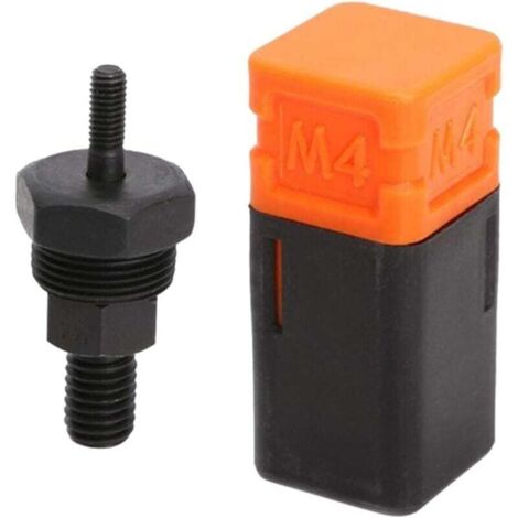 KZQ Accesorio para remachadora, mandril roscado, adaptador de herramienta para tuerca de remache, varilla de tracción, remachadora, cabezales de remachado de repuesto