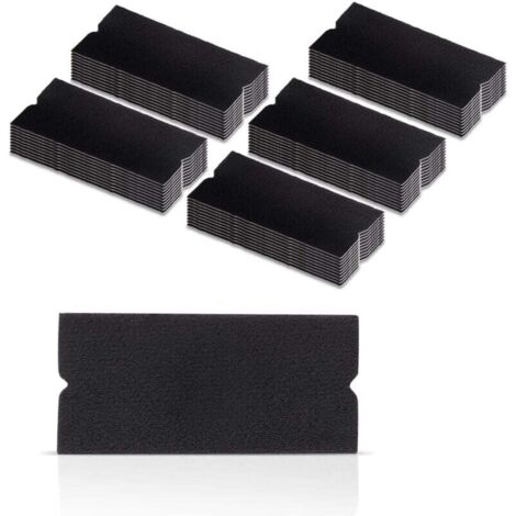 KZQ Accesorios para rasqueta de fieltro de tela, antirayaduras, suave, húmedo y seco, para envolver coches, 50 unidades (no incluye rasqueta)