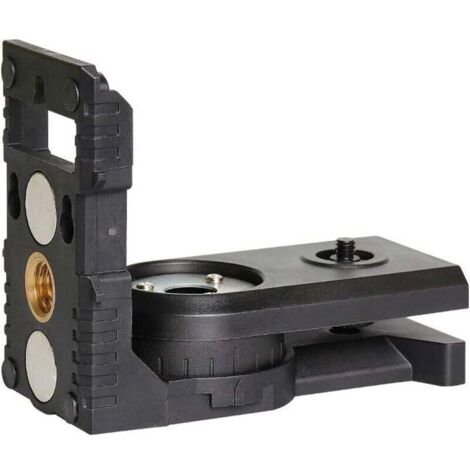 KZQ Adaptador de nivel láser PV3, base giratoria magnética multifunción, soporte ajustable a 180°, adaptador de nivel láser con rosca macho de 1/4"-20, rosca hembra de 1/4"-20 y rosca de 5/8"-11