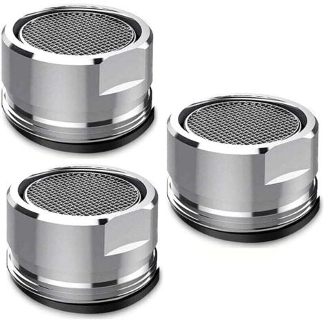 KZQ Aireador de grifo de 24 mm, 3 piezas, boquilla para grifo de cocina, filtro para grifo de baño.