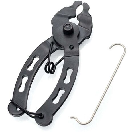 KZQ Alicates para cadena de bicicleta, herramienta de liberación rápida, alicates portátiles con gancho para cadena, para bicicleta de carretera, deportiva, de montaña.