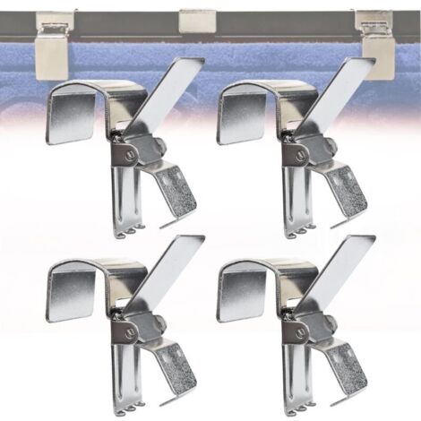 KZQ Aufhängeschiene, Befestigungsplatte, Stützschränke, Möbel, 6 Stück, Aufhängeschiene für Möbel, 60 mm, Küchenschrank, Schränke, Möbel, Kleiderschrank (Silber)