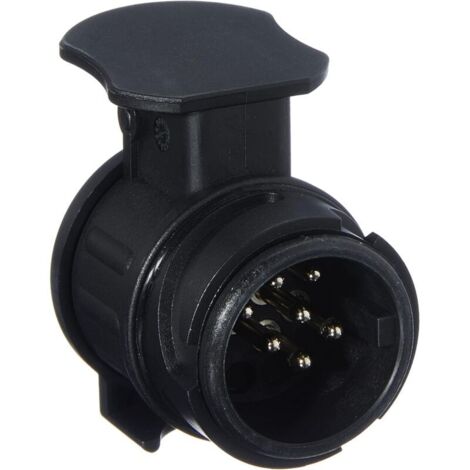 KZQ Automotive 300100320113 Adattatore per il collegamento di una presa per veicoli a 13 poli e di una presa a 7 poli a un rimorchio o a un portabiciclette