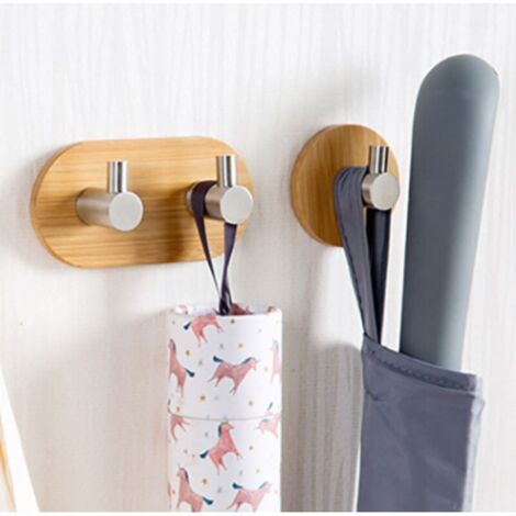 KZQ Badezimmer-Handtuchhalter mit Doppelstange, Wandmontierter Toilettenhandtuchhalter mit Haken, Aluminium-Hotel-Handtuchhalter (Mattschwarz, 50 cm)