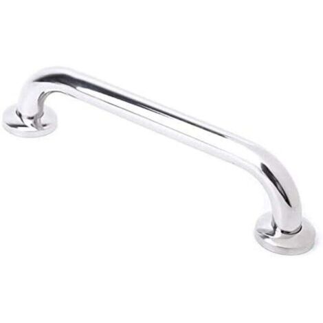 KZQ Barra de apoyo de acero inoxidable para baño, pasamanos de seguridad para bañera, ducha e inodoro - 25 cm