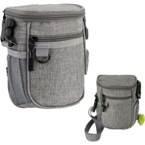 KZQ Bolsa de adiestramiento para perros, bolsa de premios, bolsa de comida para perros, con cinturón/hombro ajustable, para adiestramiento, paseos, senderismo y viajes.