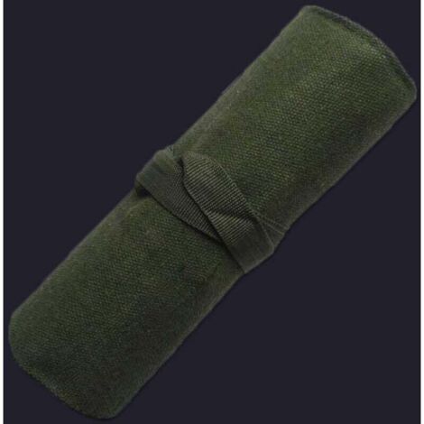KZQ Bolsa de lona verde militar para guardar bonsáis, herramientas de reparación de jardín, alicates, tijeras (60 x 25 cm)