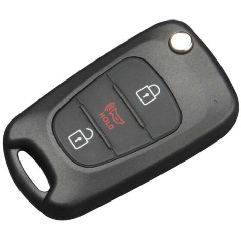 KZQ Botón abatible, plegado, reemplazo de cubierta de llave, carcasa de cubierta de llave de entrada sin llave