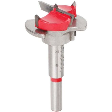 KZQ Broca helicoidal de 20 mm para madera, llave hexagonal, abridor de agujeros para carpintería, cortador de núcleo de sierra para bisagras de carpintería, herramientas manuales