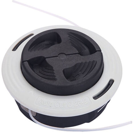 KZQ C26-2 desbrozador cabezal compatibile con Stihl FS 55/56/70/94/91/111/131/240 4002710 2137, M10 x 1,0
