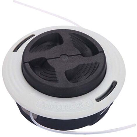 KZQ Cabezal de desbrozadora C26-2 compatible con Stihl FS 55/56/70/94/91/111/131/240 4002710 2137, M10 x 1.0